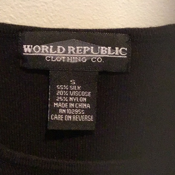 World Republic Rainbow Stripe Sleeveless Pull Over Top Small - Picture 2 of 3